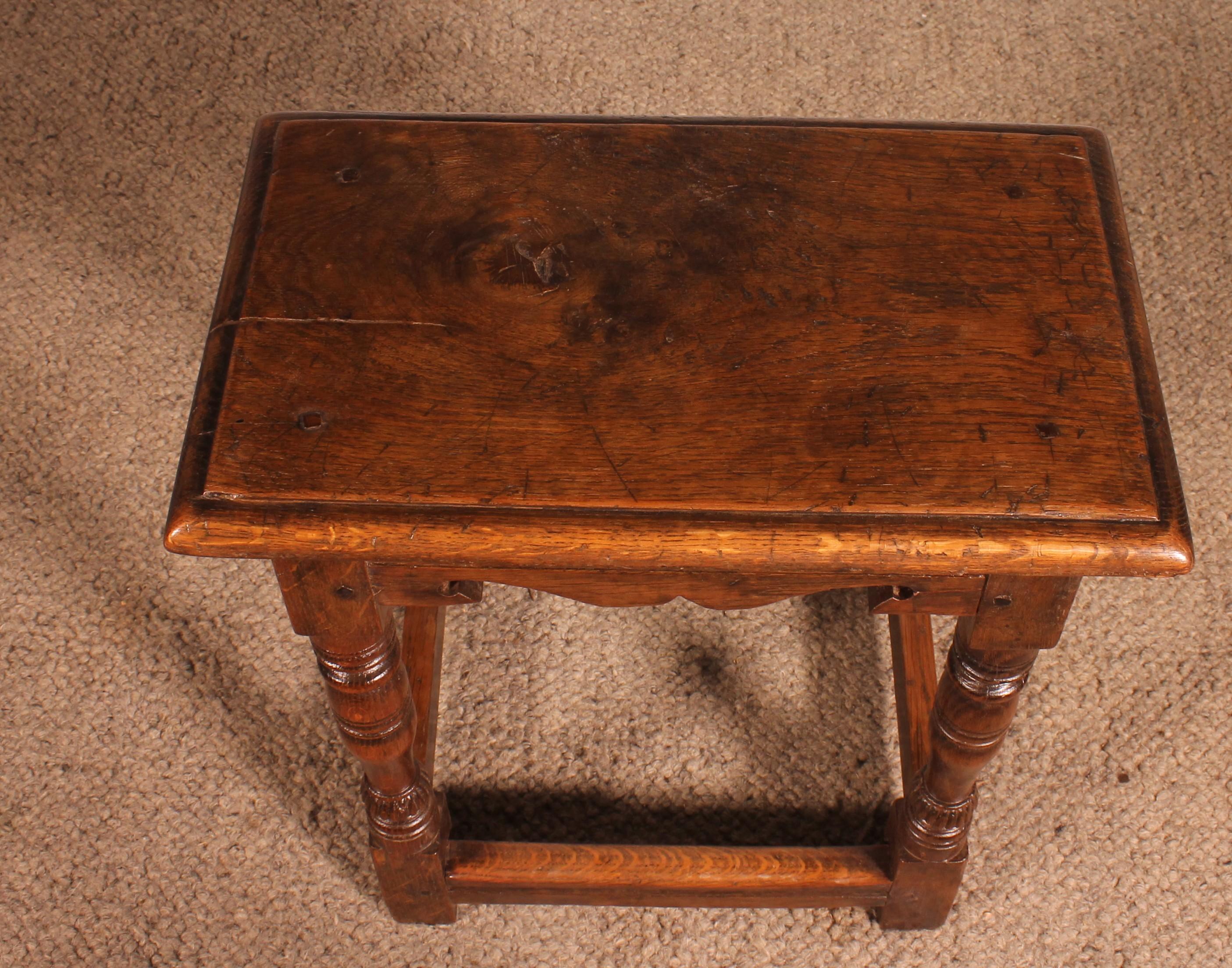 Oak Stool For Sale 5