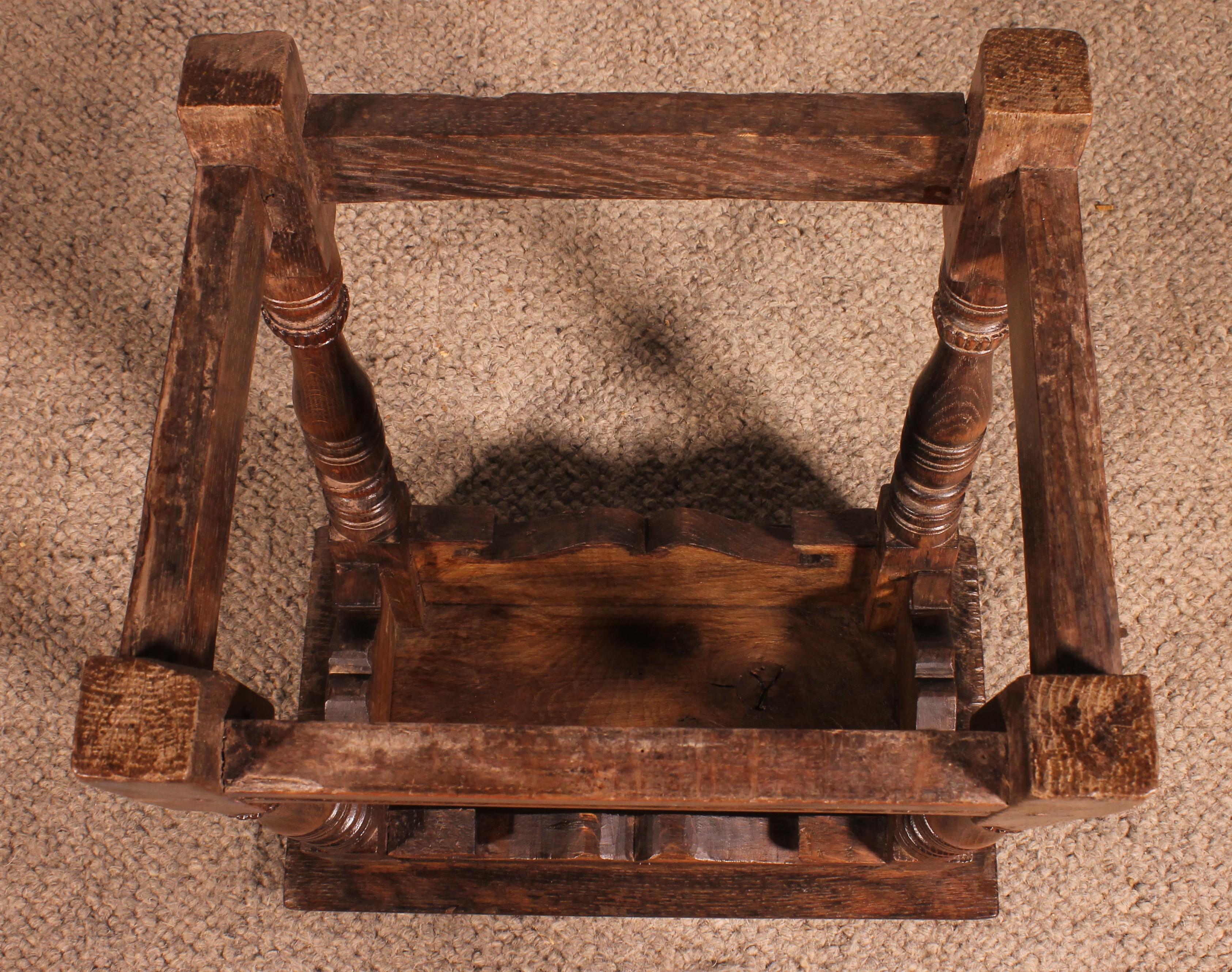 Oak Stool For Sale 6