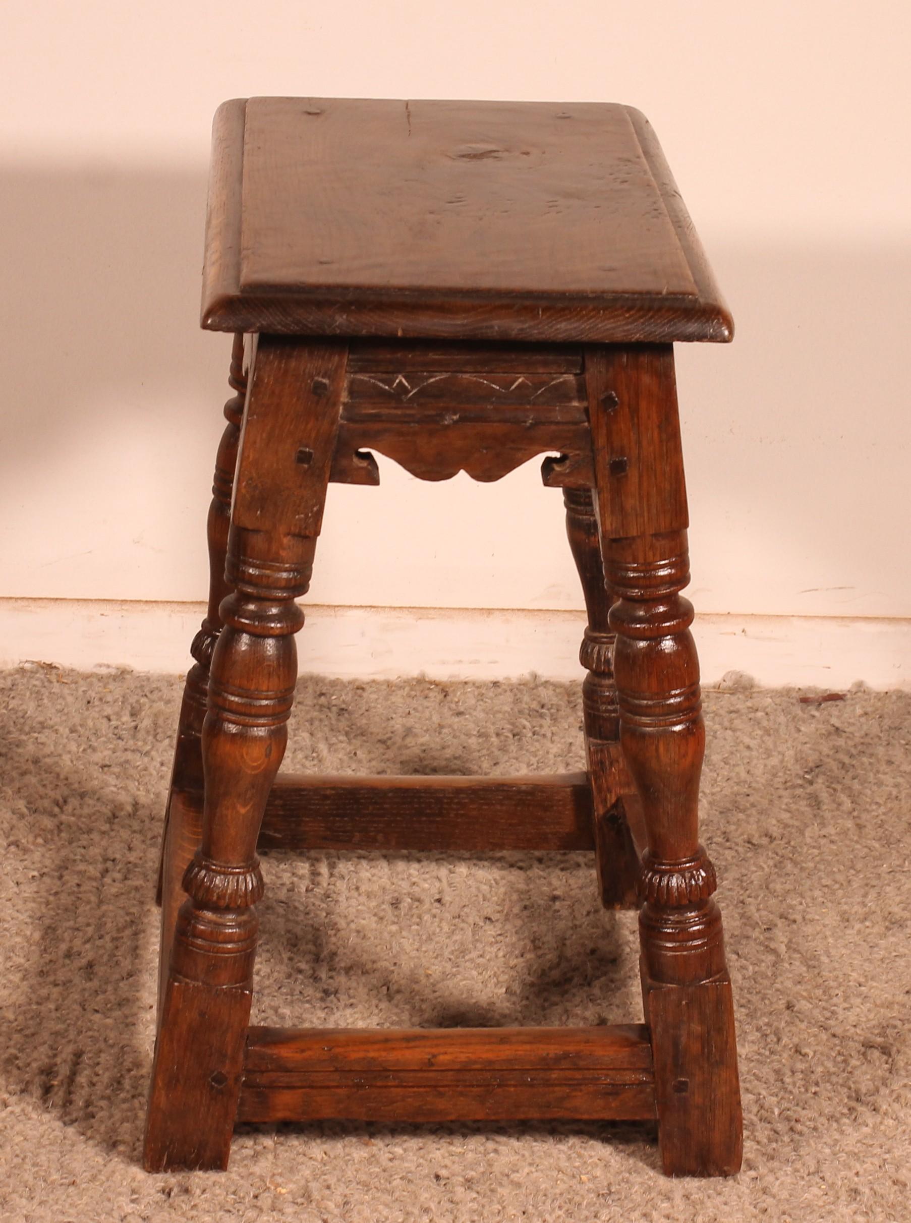 Oak Stool For Sale 2