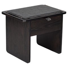 Sgabello con cassetto e comodino Oak - HOL JR.