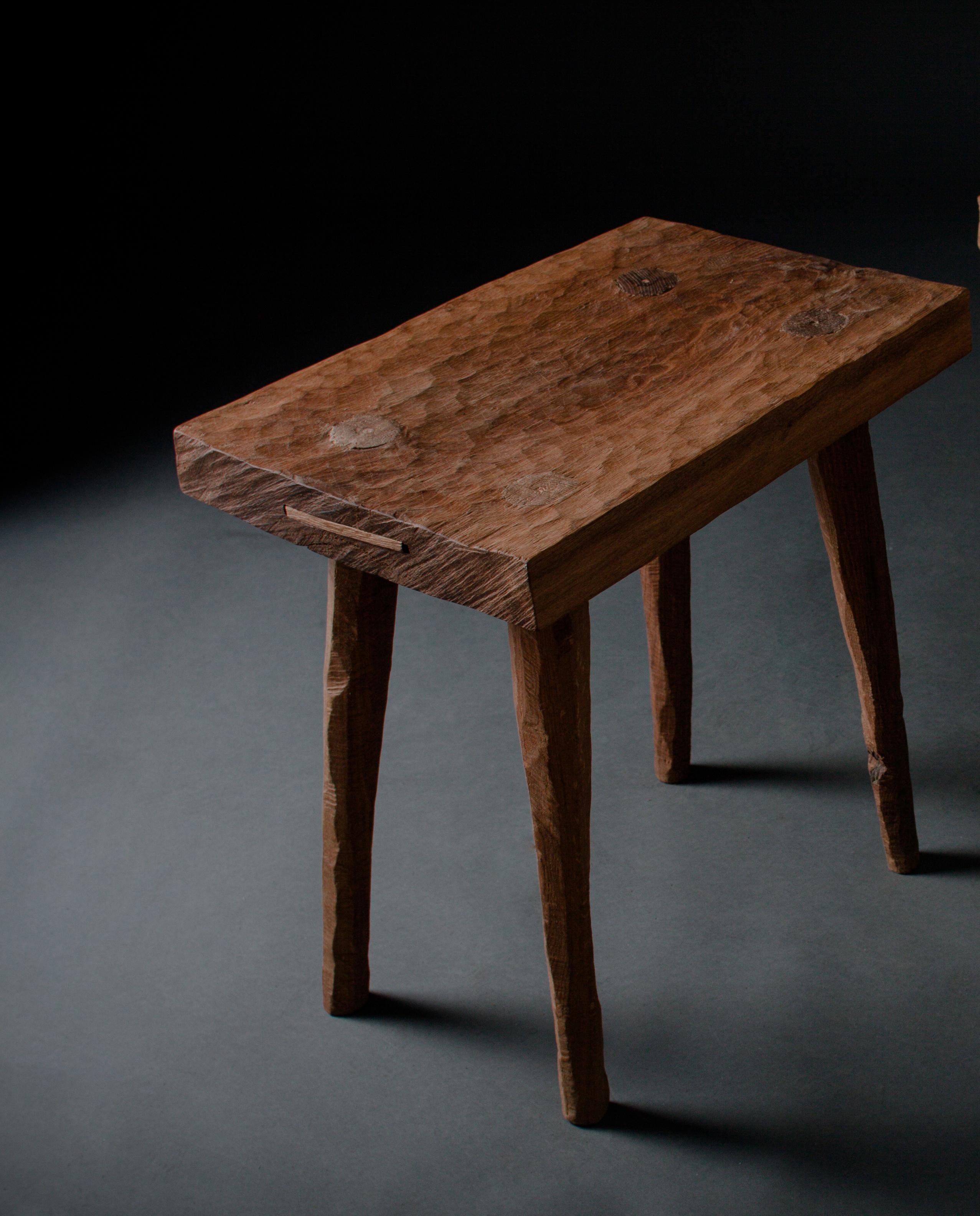 Stools made of solid oak (+ linseed oil)
Measures: 45 x 41 x 36 cm.

SÓHA design studio conceives and produces furniture design and decorative objects in solid oak in an authentic style. Inspiration to create all these items comes from the Russian