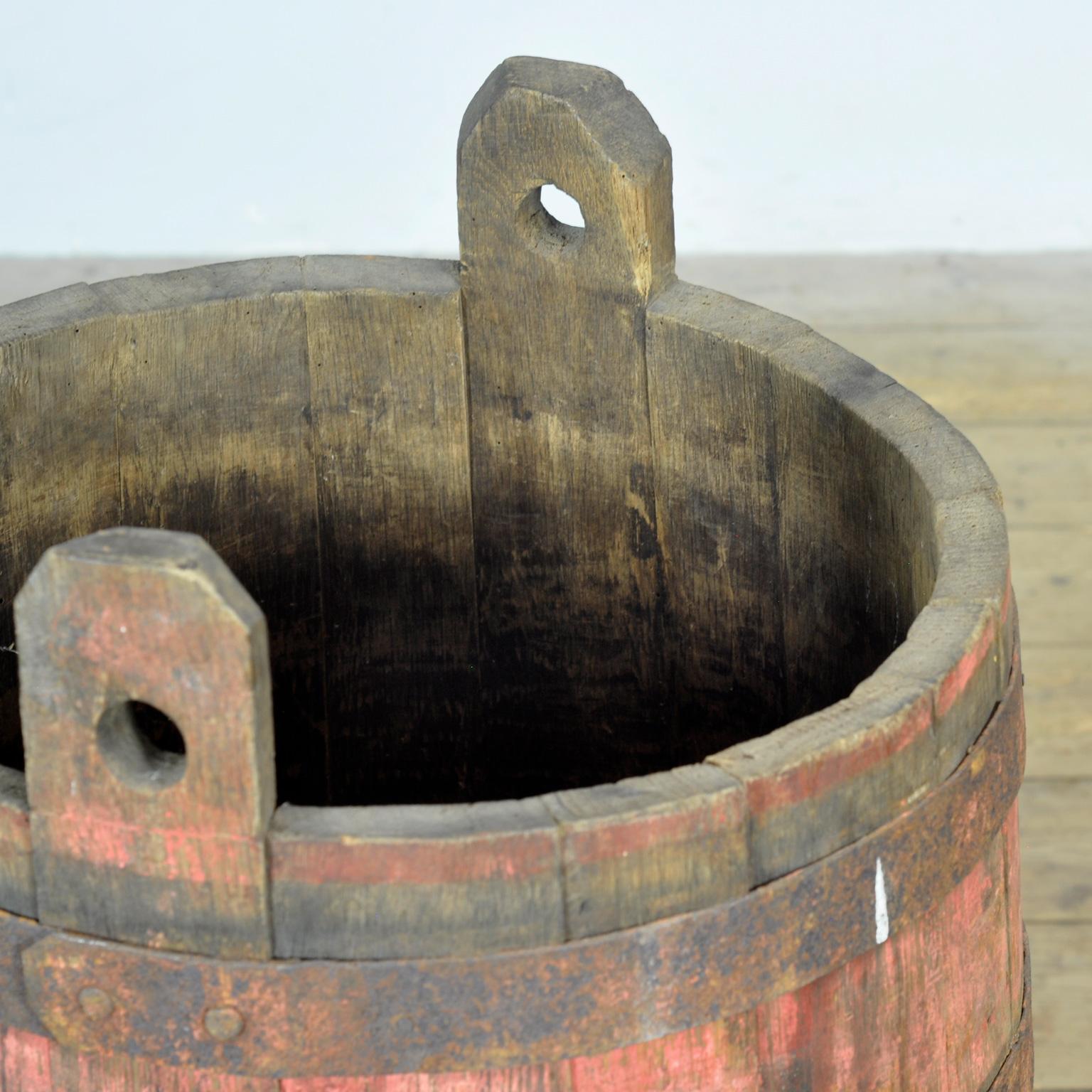 Barile/piantatrice in Oak, circa 1910 In condizioni buone in vendita a Amsterdam, Noord Holland