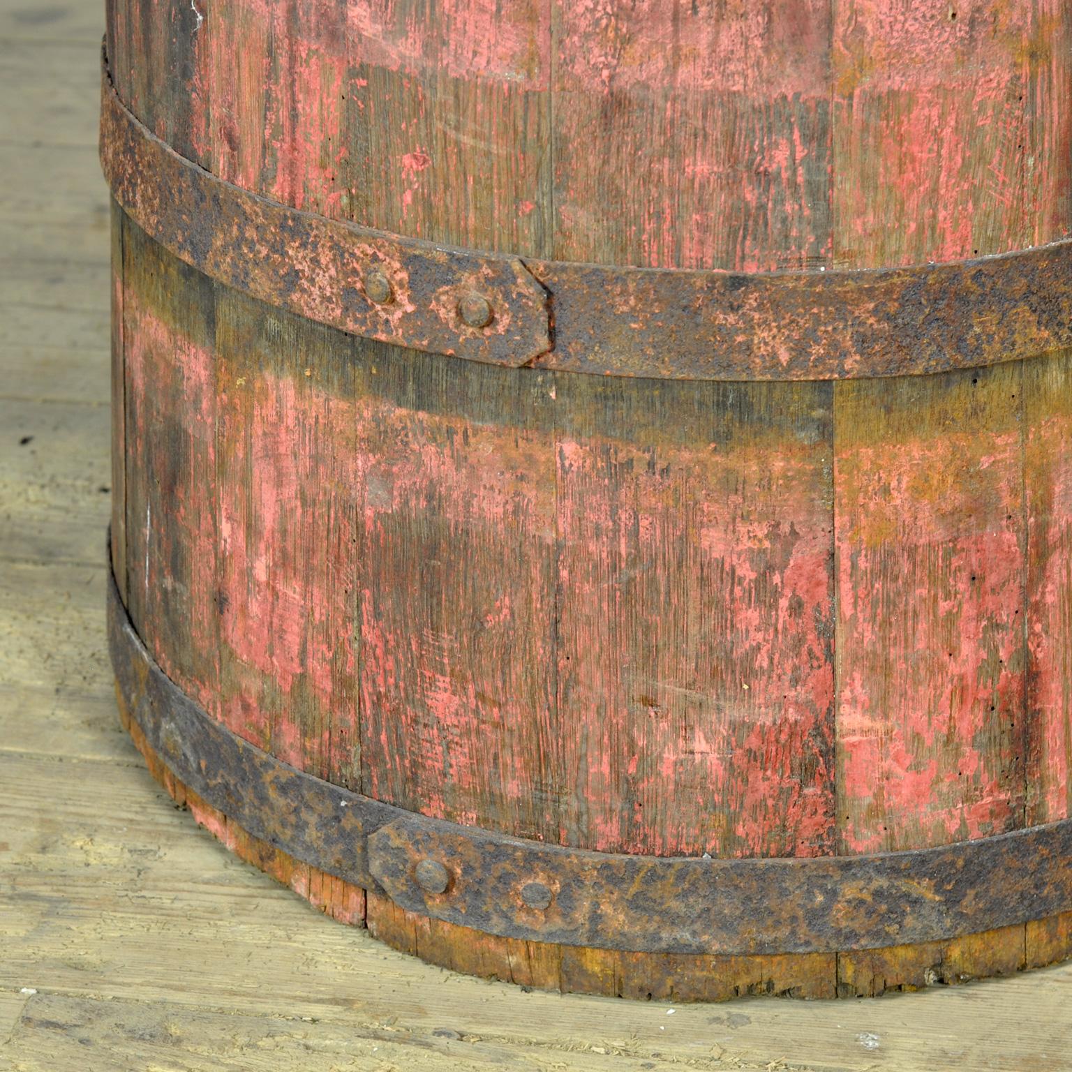 Ferro Barile/piantatrice in Oak, circa 1910 in vendita