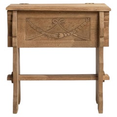 Oak Storage Bench