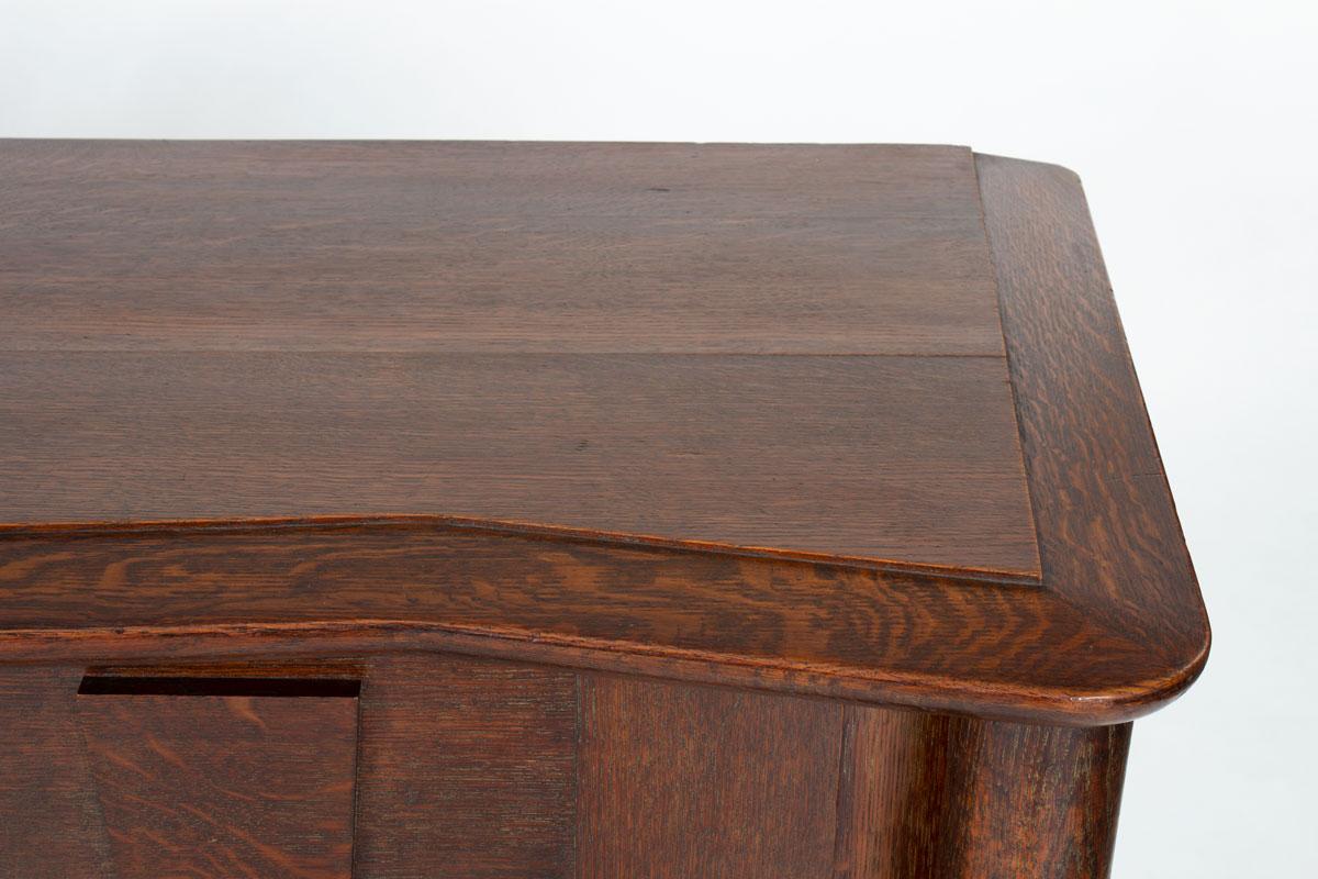 Mobile contenitore in Oak a 3 ante degli anni '50 in vendita 3