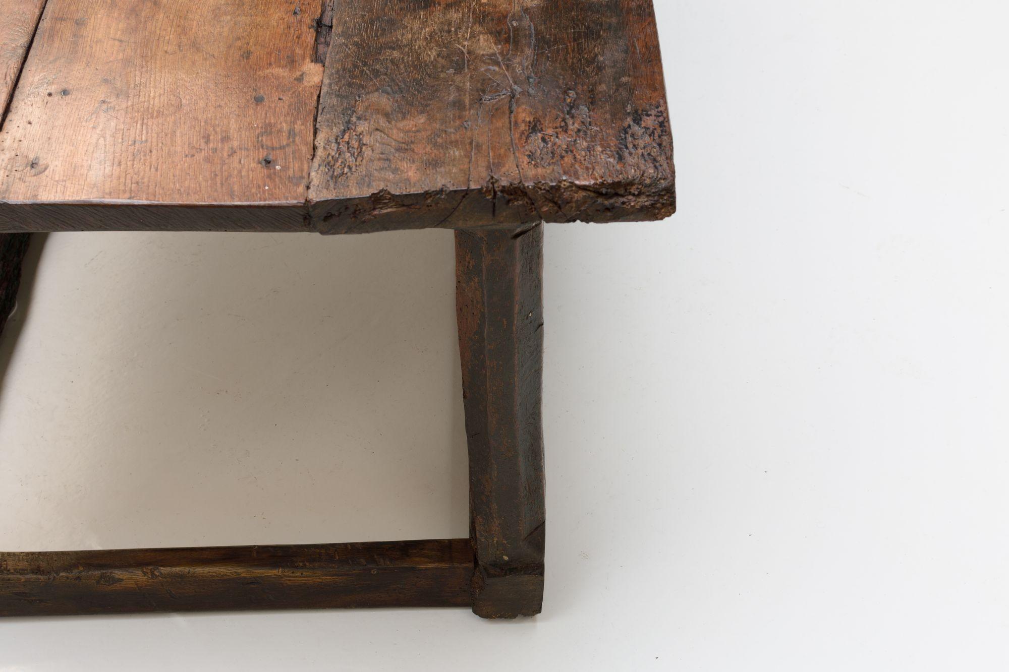 Britannique Table à brancards en Oak en vente