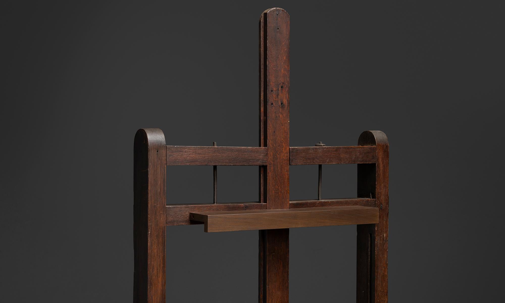 Francese Cavalletto da studio in Oak, Francia 1929 in vendita