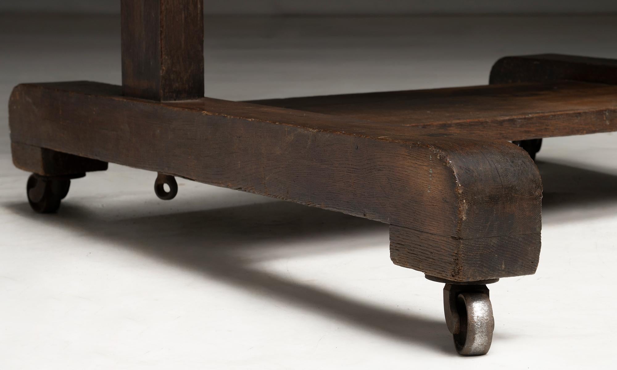 Ottone Cavalletto da studio in Oak, Francia 1929 in vendita