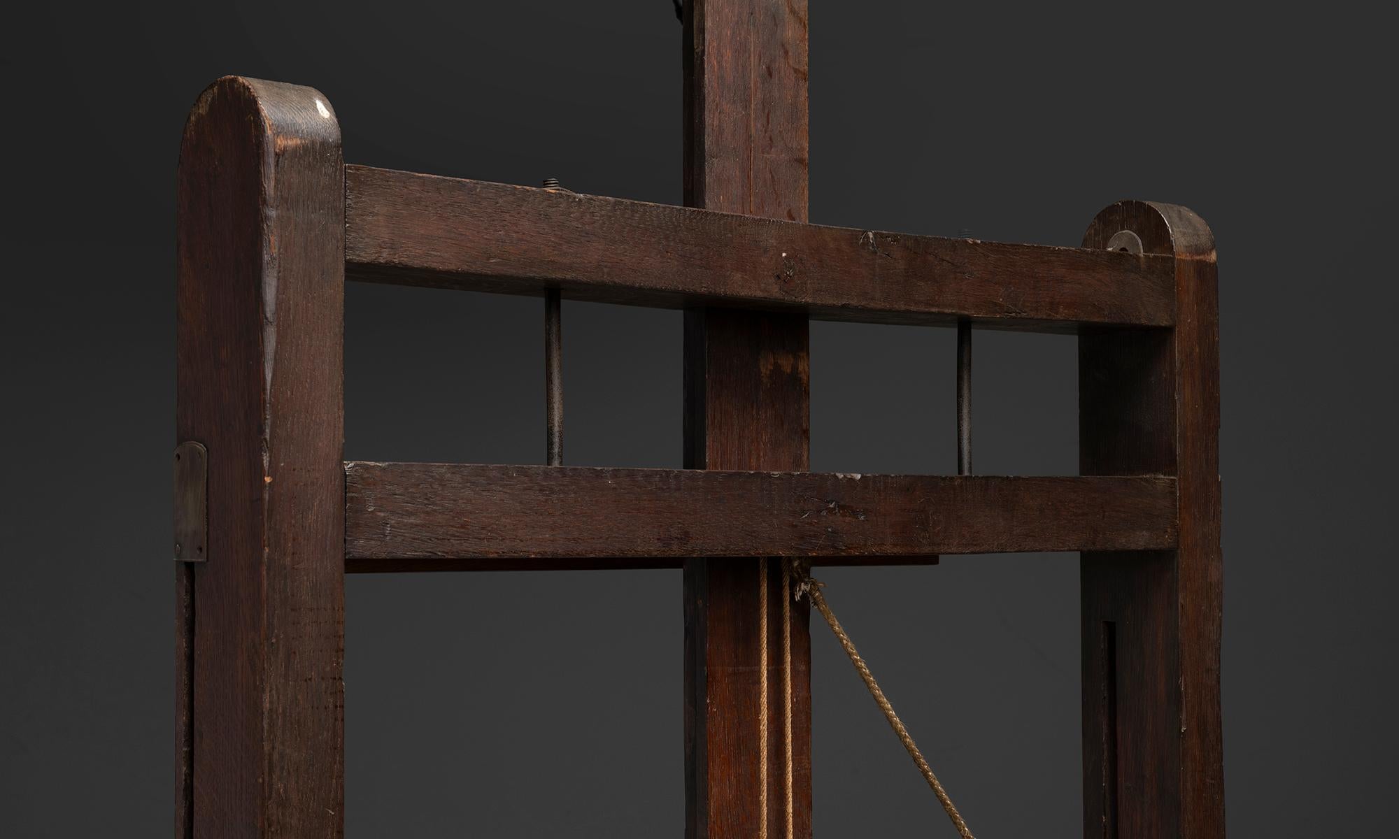 Cavalletto da studio in Oak, Francia 1929 in vendita 3