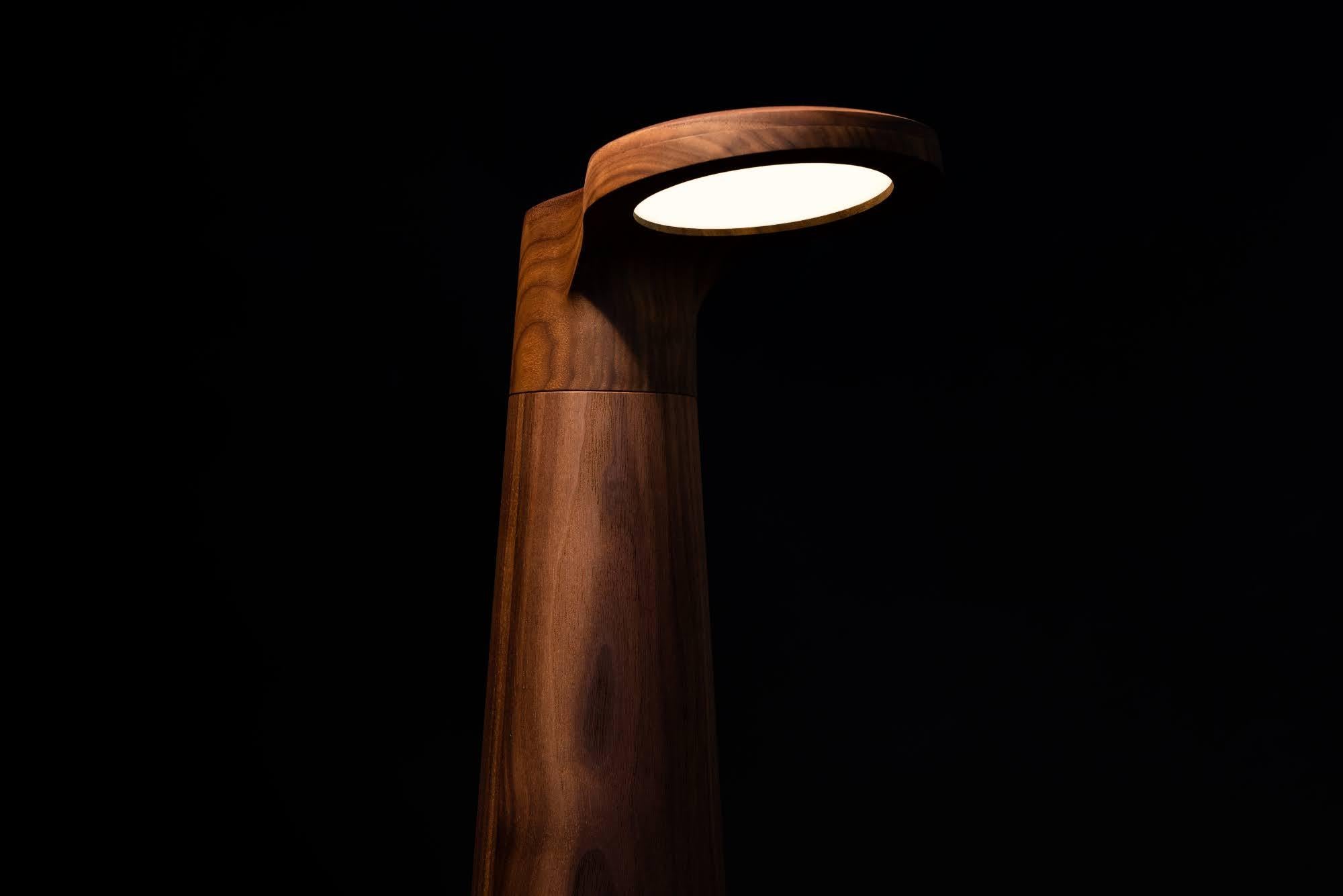 XXIe siècle et contemporain Lampe en chêne, Studio Light d'Isato Prugger en vente