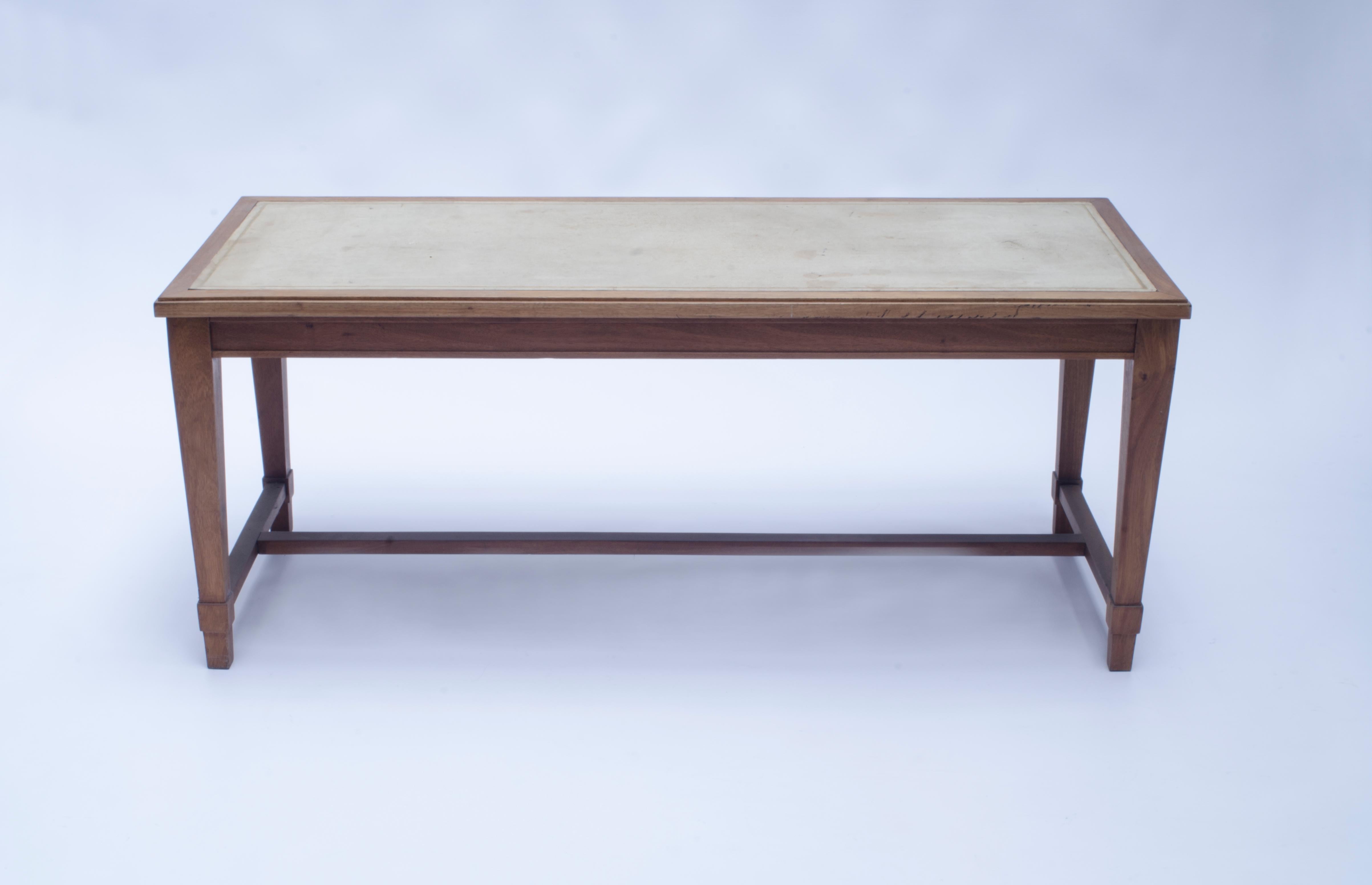 Tisch aus Eichenholz von Jean-Michel Frank & Casa Comte (Art déco) im Angebot
