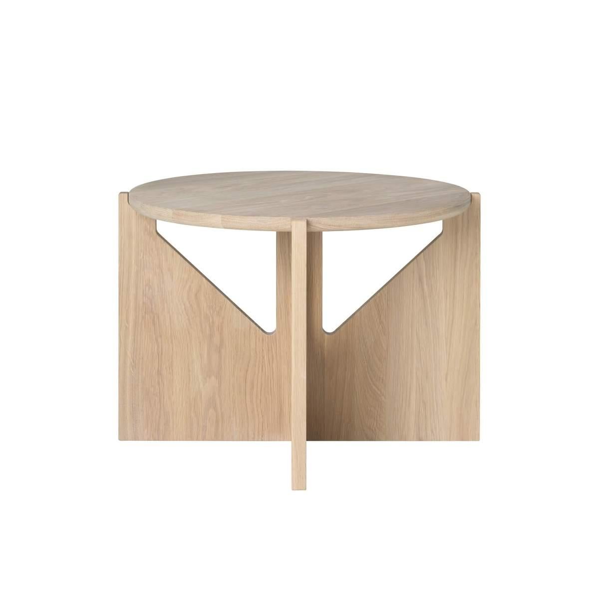 Oak table by Kristina Dam Studio
Materials: Solid oak with oil treatment.
Also available in other colors sizes. 
Dimensions: 52 x 52 x H 36cm.

A stunning danish designed coffee table from Kristina Dam Design Studio. The table is based on the