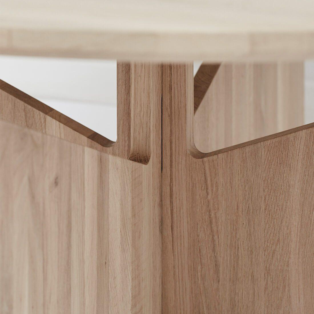 Danish Oak Table by Kristina Dam Studio For Sale