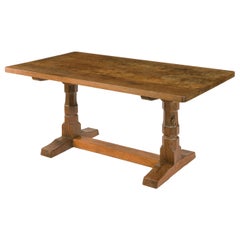 Oak Table by Mouseman of Kilburn