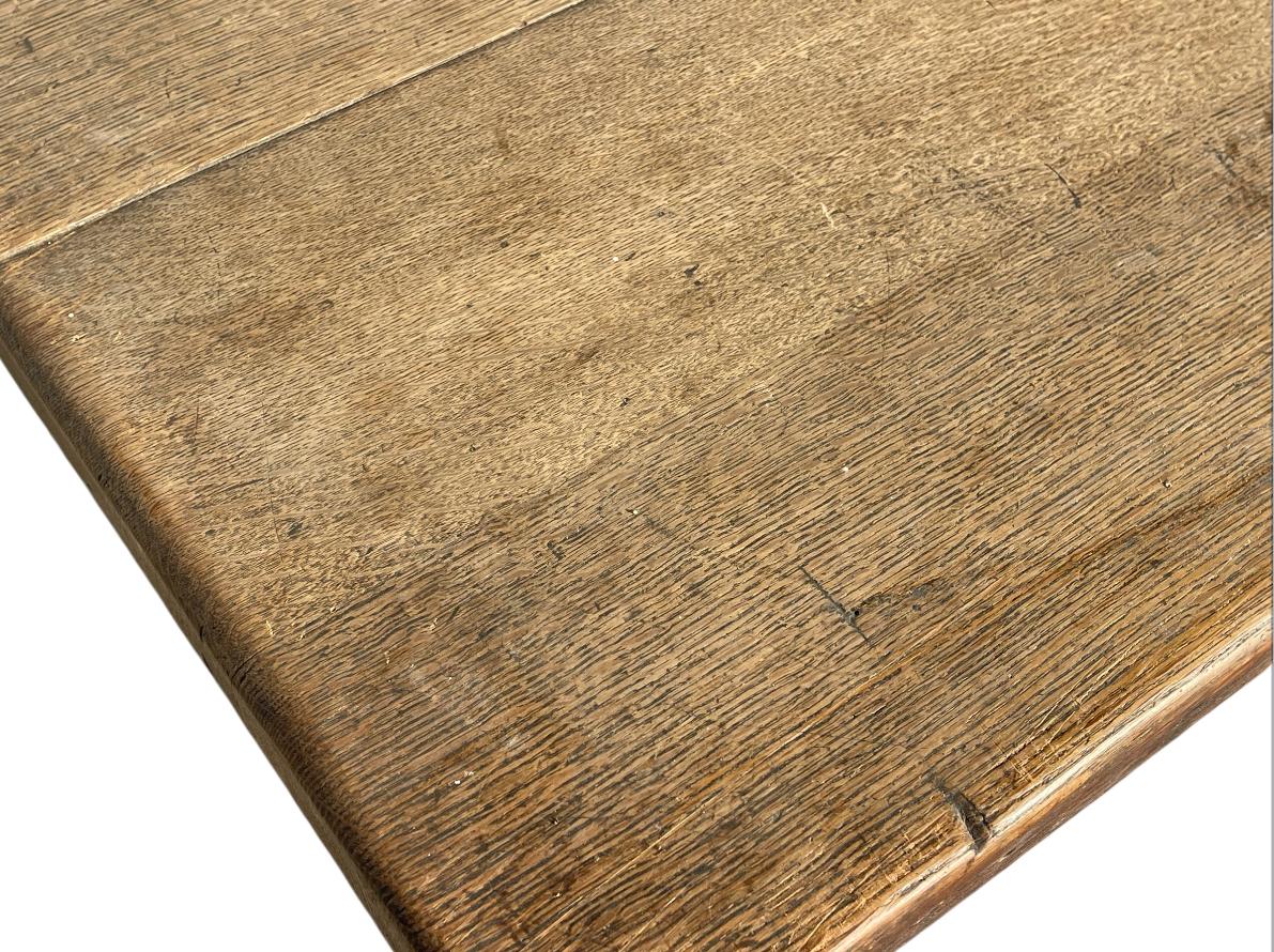 Francese Oak Table/desk in vendita