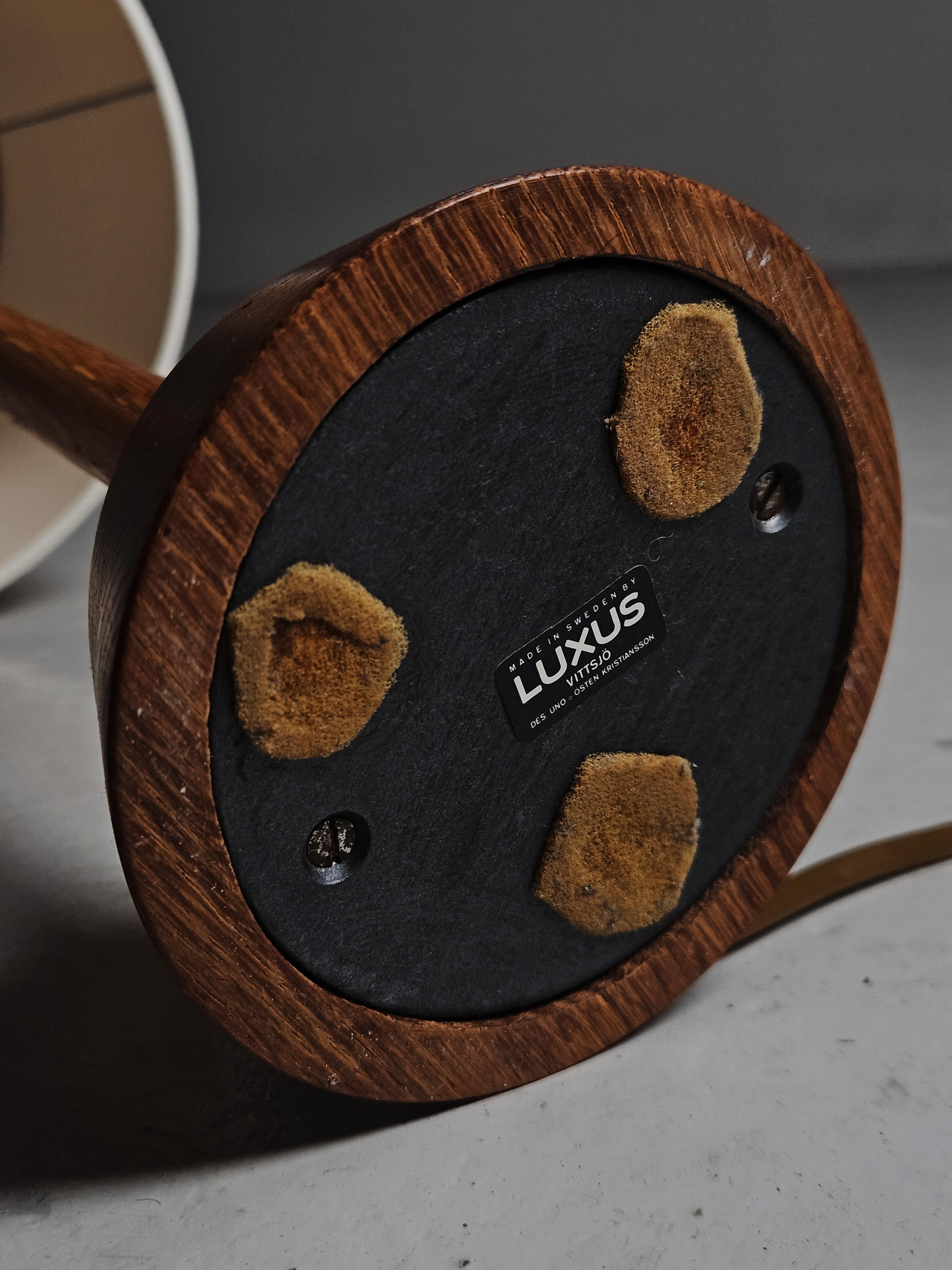 20ième siècle Lampe de table en Oak Design/One Kristiansson pour Luxus, Suède, années 1960 en vente