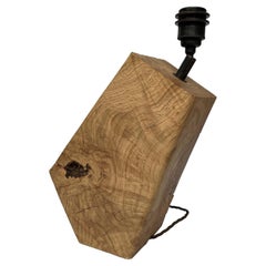 Oak Wood Table Lamp