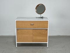 Oak Table Mirror by Uno & Östen Kristiansson for Luxus of Sweden, 1960s