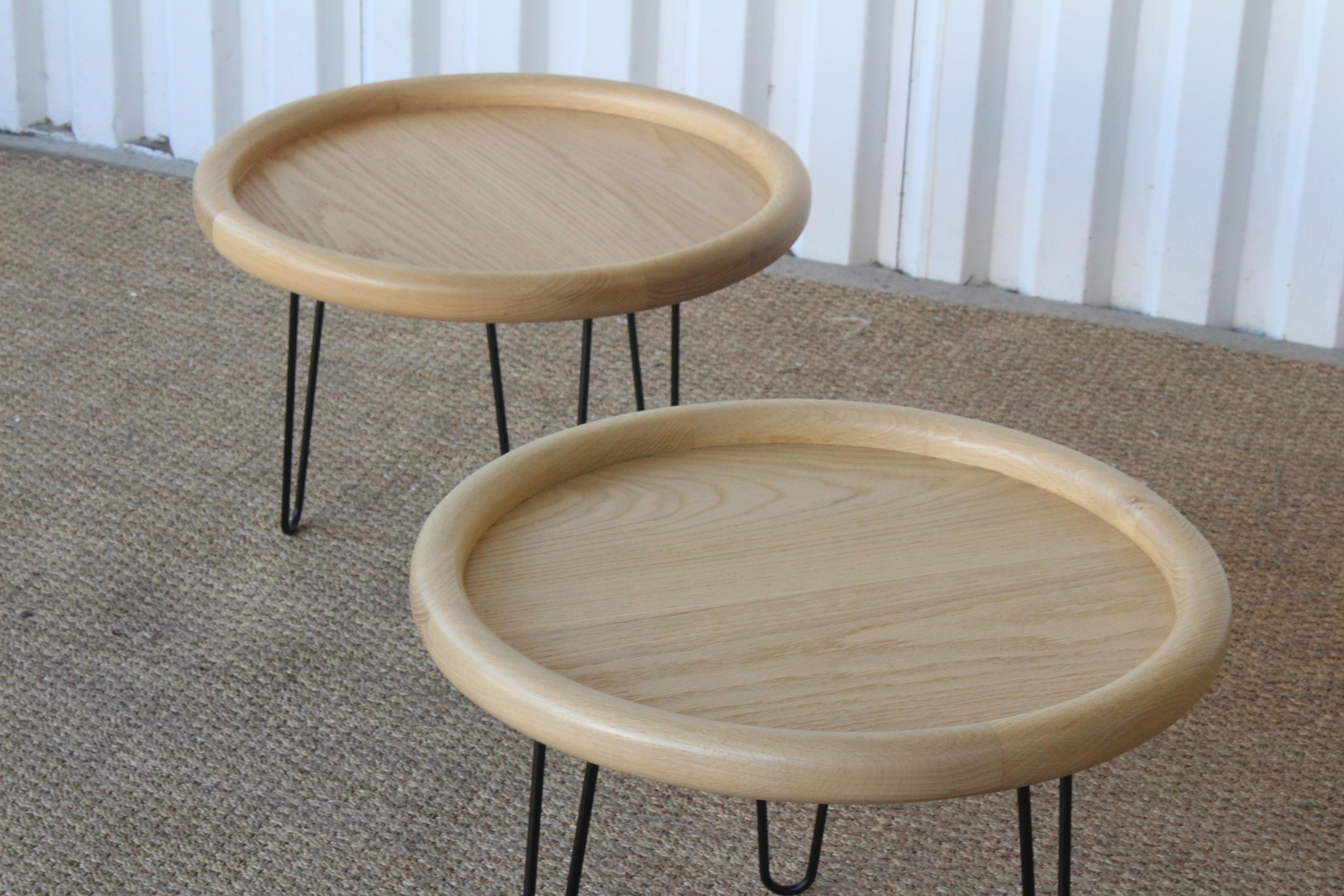 Oak Table on Hairpin Legs 7