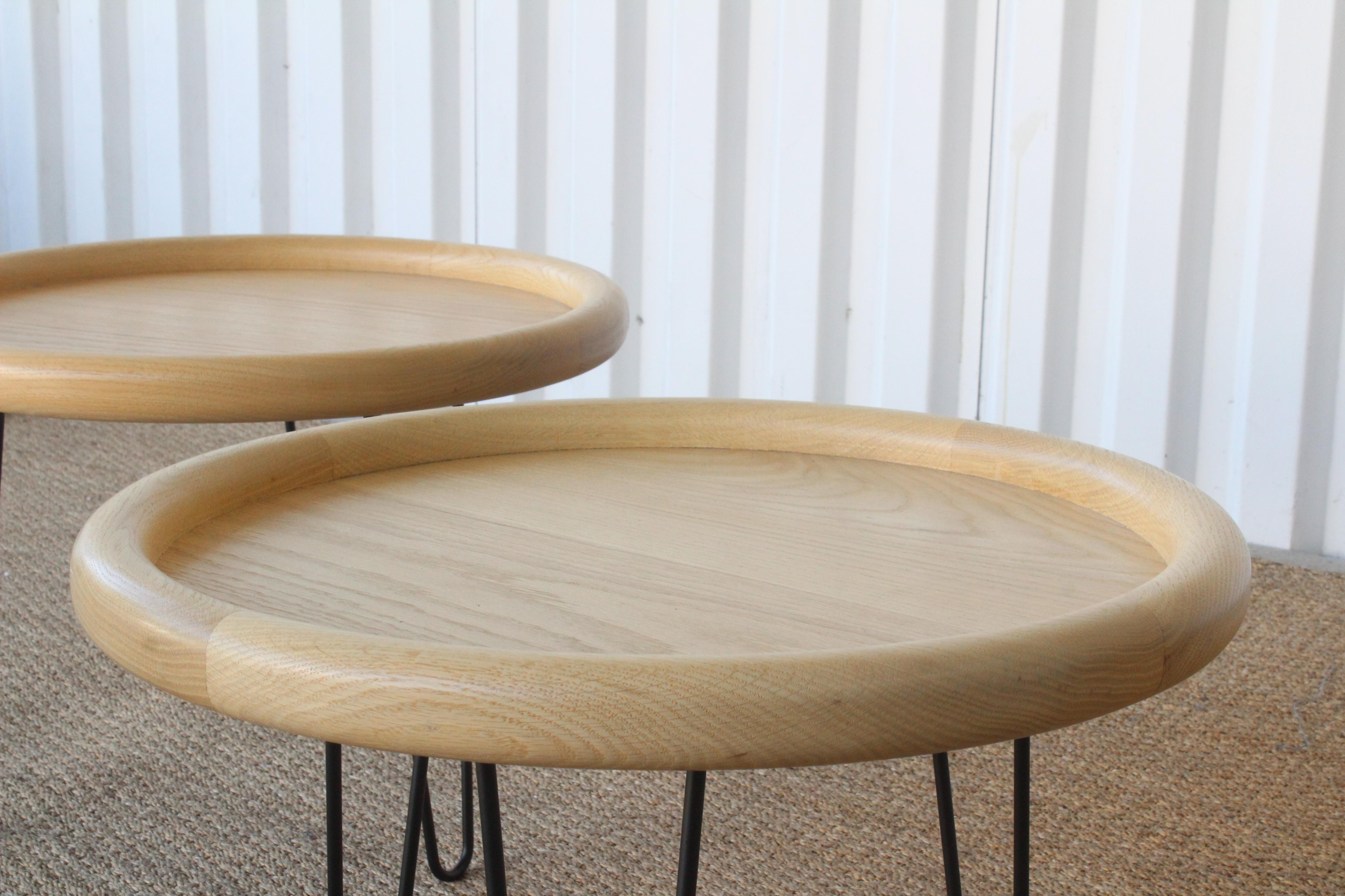 Oak Table on Hairpin Legs 2