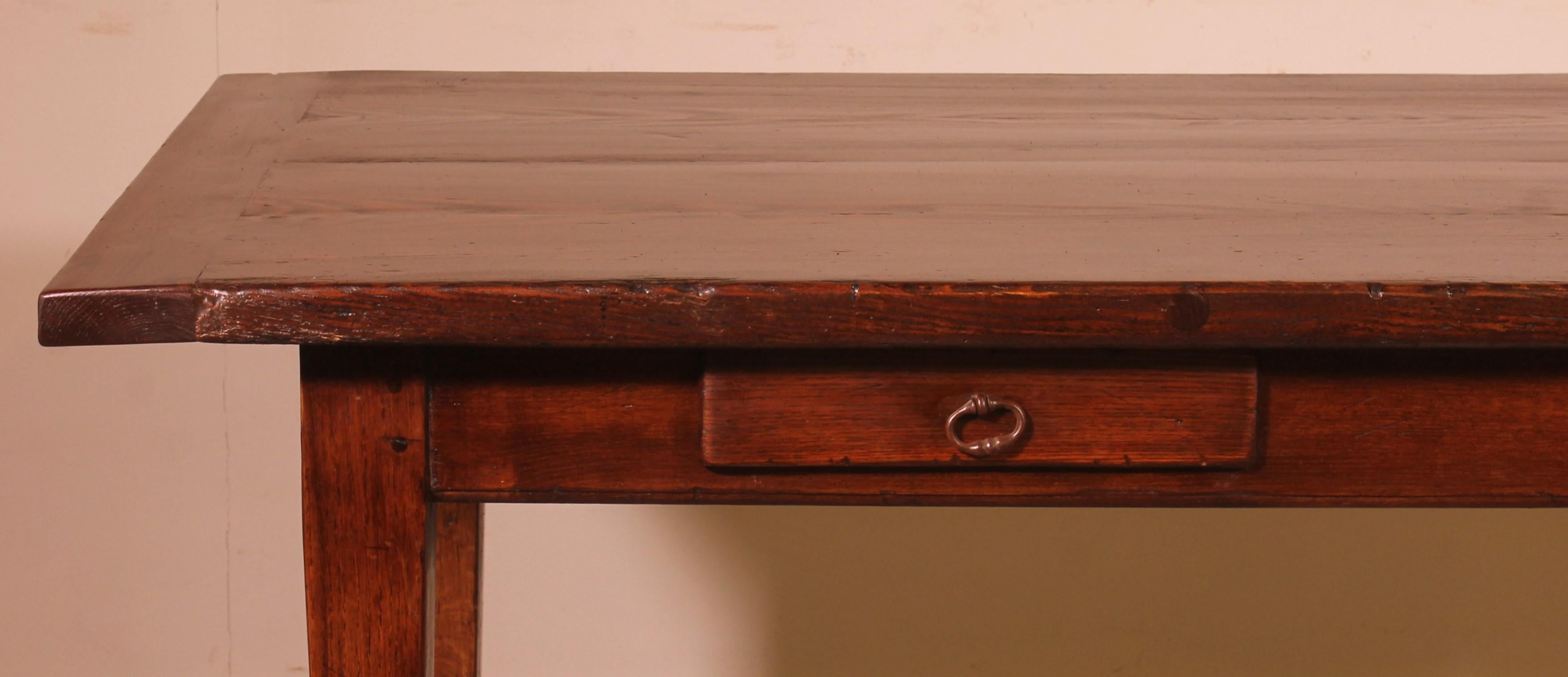Aesthetic Movement Oak Table Or Desk - 19th Century For Sale