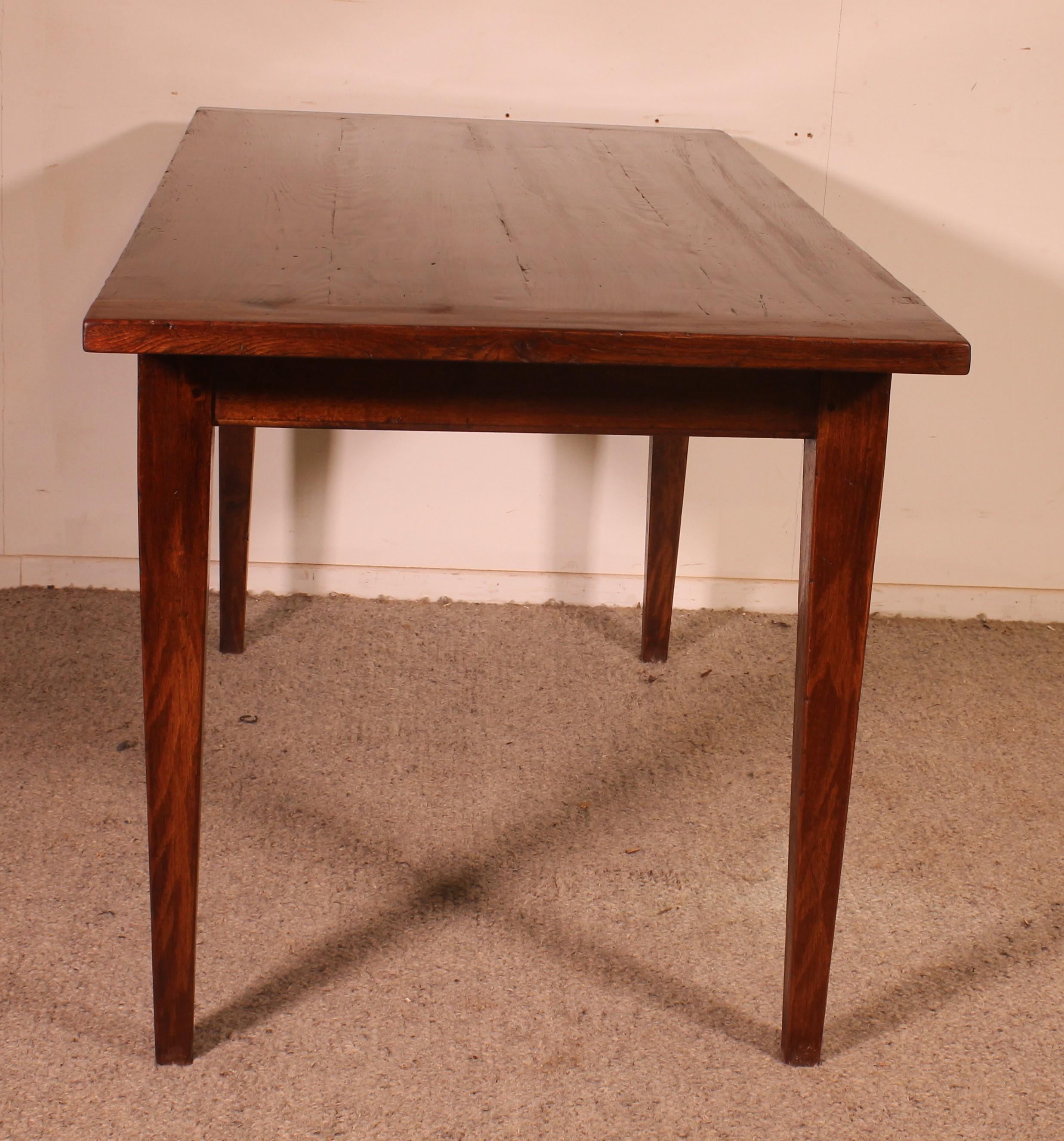 Oak Table Or Desk - 19th Century For Sale 2