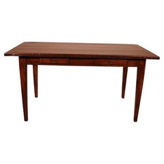 Oak Table Or Desk - 19th Century