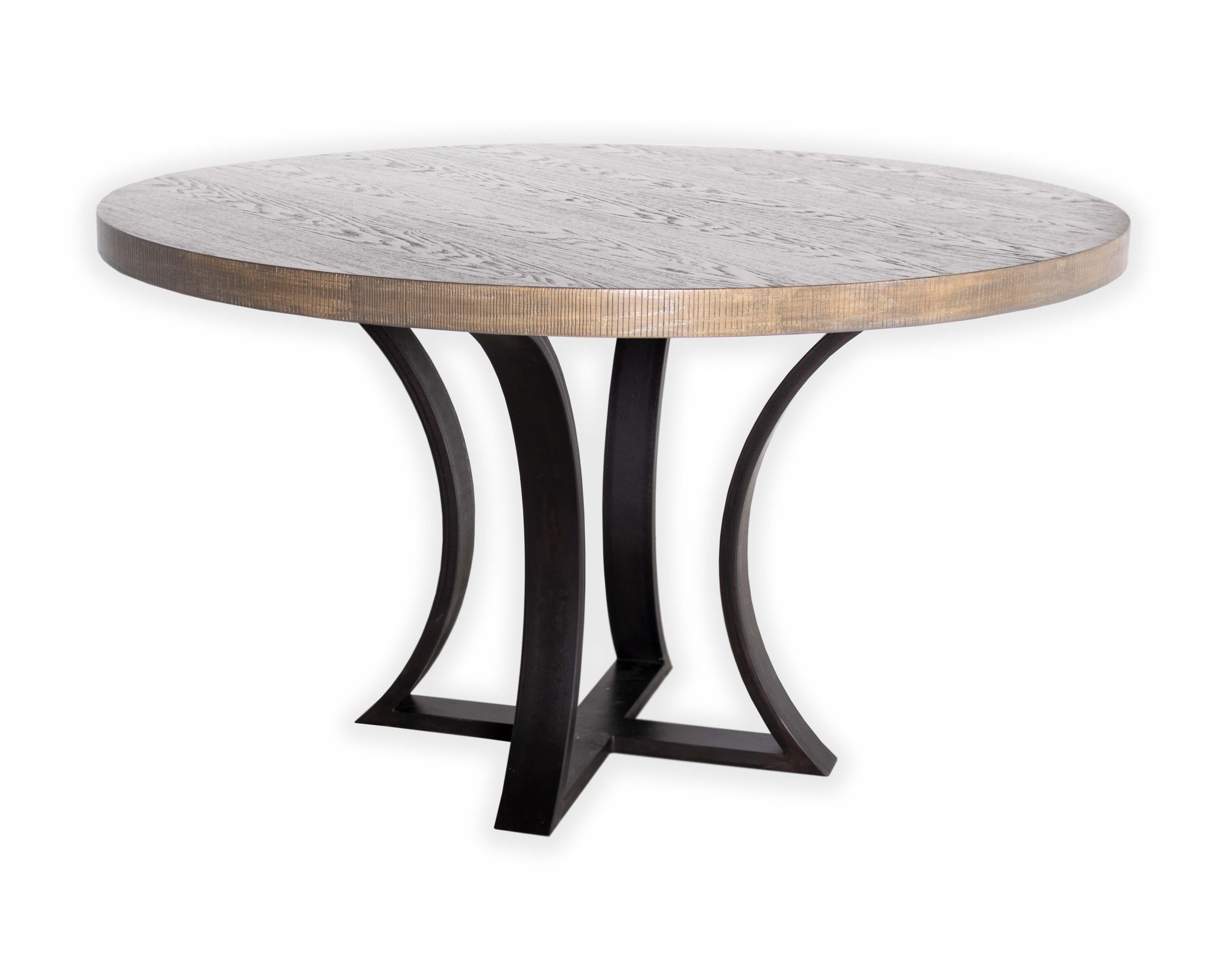 curved table base