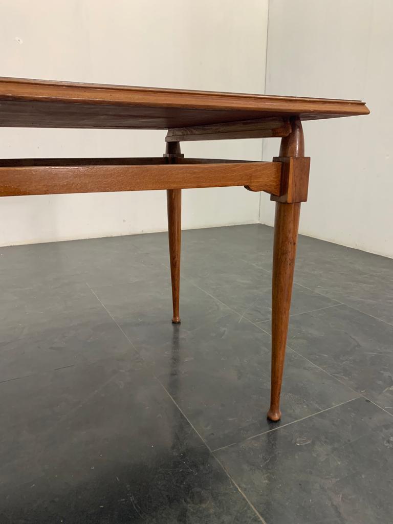 Oak Table with Laminate Top, 1950s For Sale 1