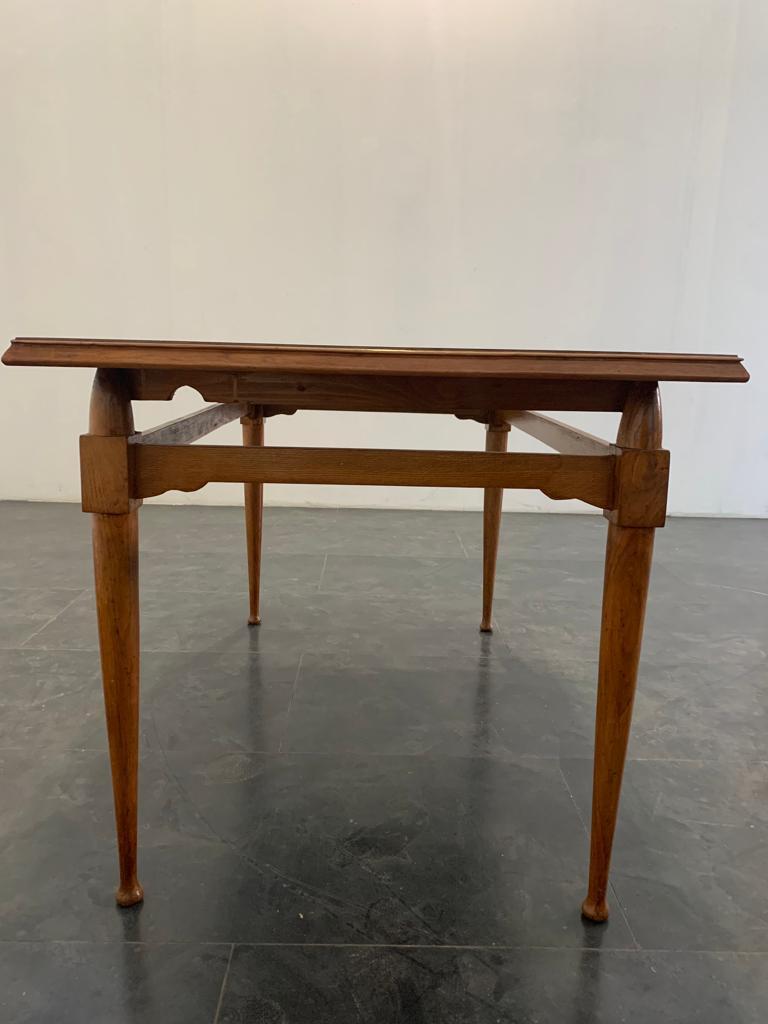 Oak Table with Laminate Top, 1950s For Sale 2