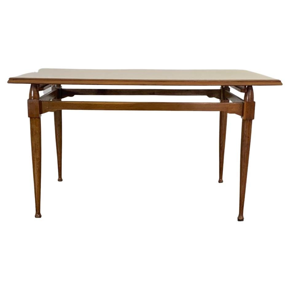 Oak Table with Laminate Top, 1950s For Sale