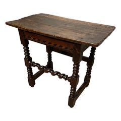 Oak Tavern Table, Late 17th Century