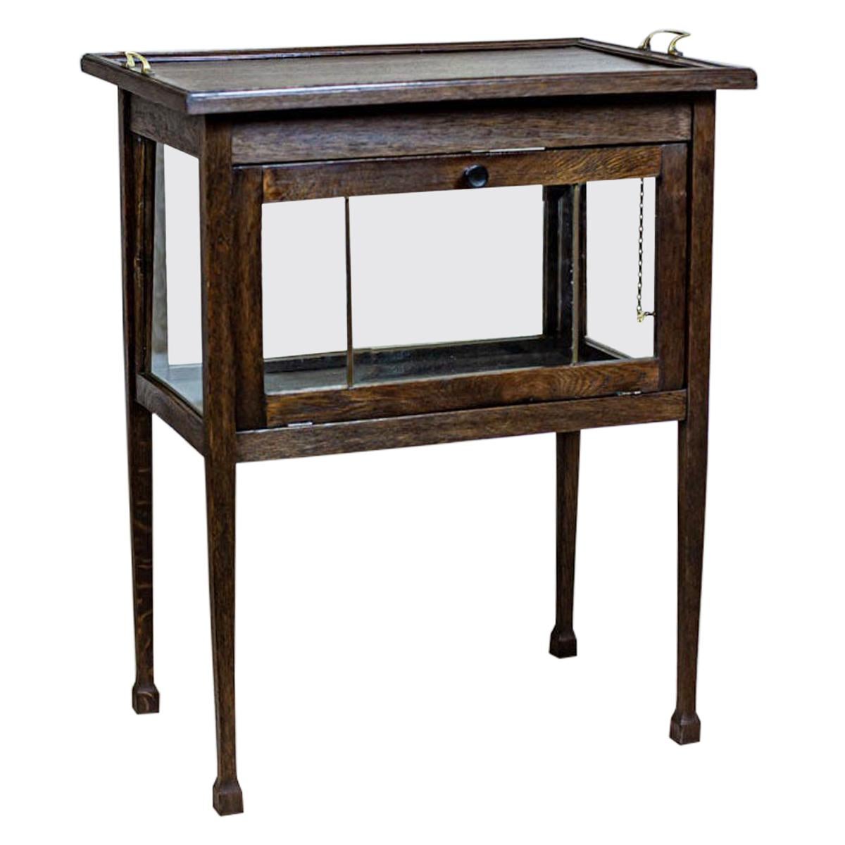 Oak Tea Cabinet from the Early 20th Century