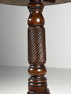 Oak tilt top 19th century