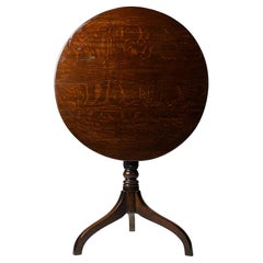 Antique Oak tilt top 19th century