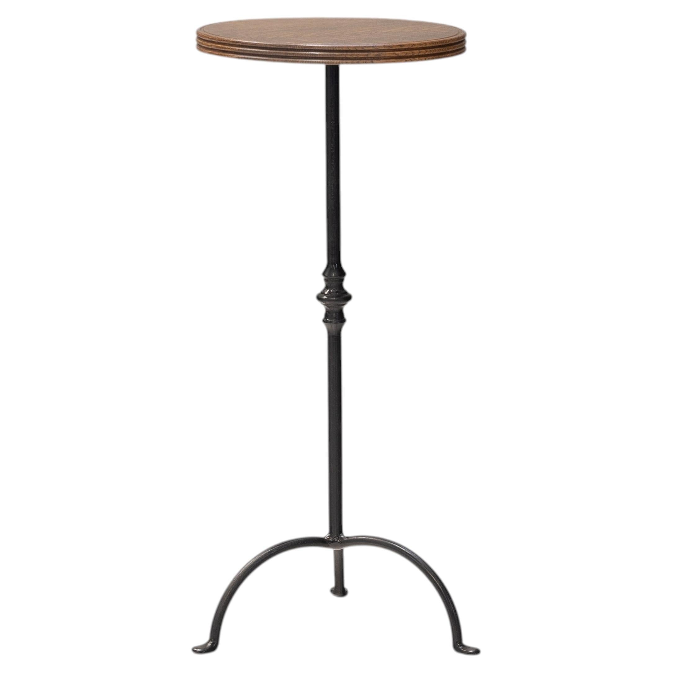Oak Top Martini Table