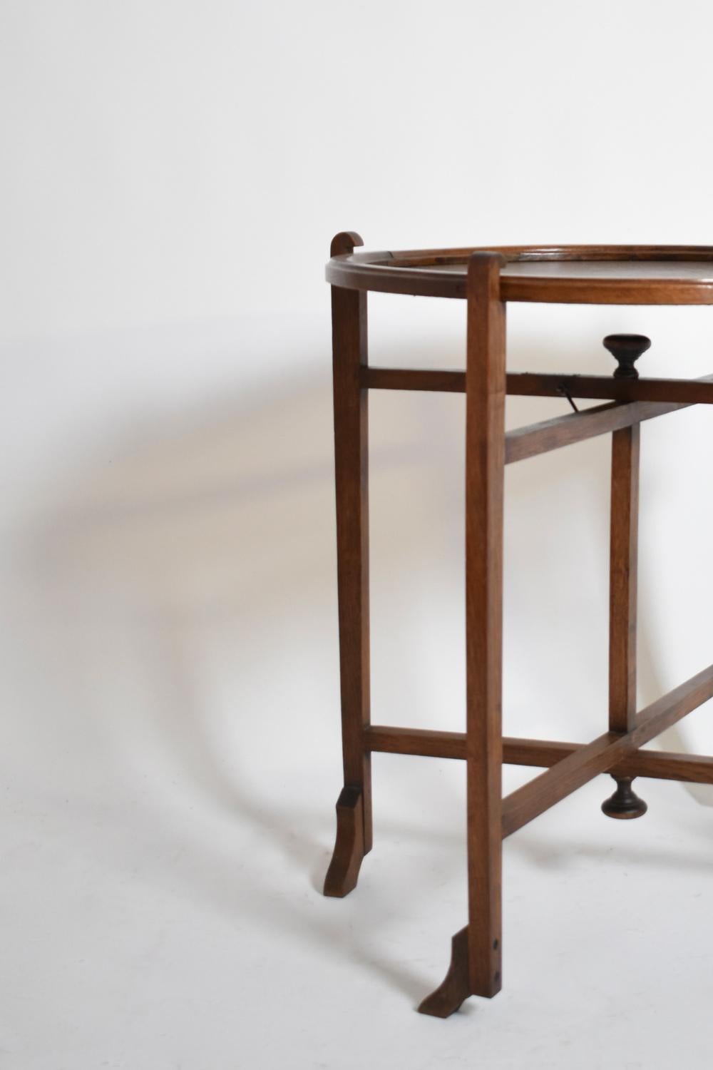Tavolo da gioco da viaggio in Oak, anni '10 del XIX secolo In condizioni ottime in vendita a Lisboa, PT