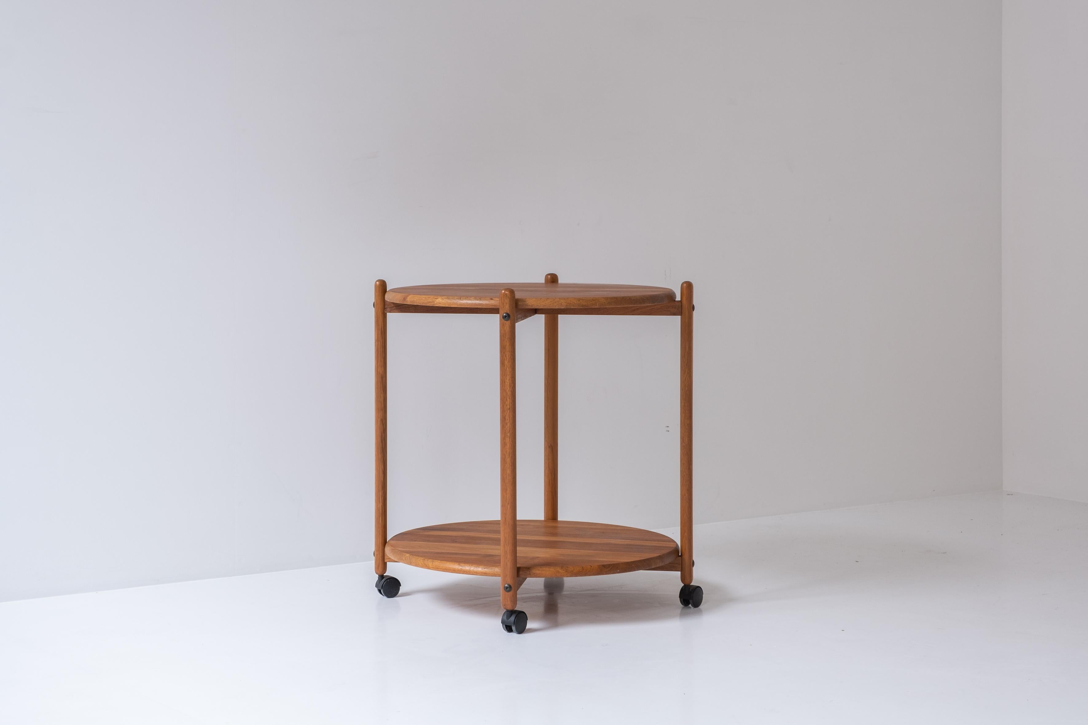 Scandinavian Modern Oak Tray Table from Denmark, Designed in the 1960s