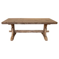 Used 18th c. Oak Trestle Table, Bunny Williams Collection