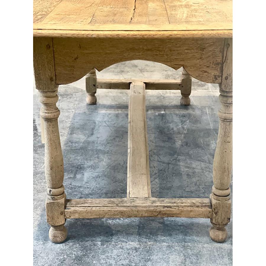 Oak Trestle Table, FR-1085 For Sale 3