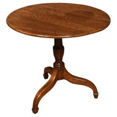 Oak Tripod Table