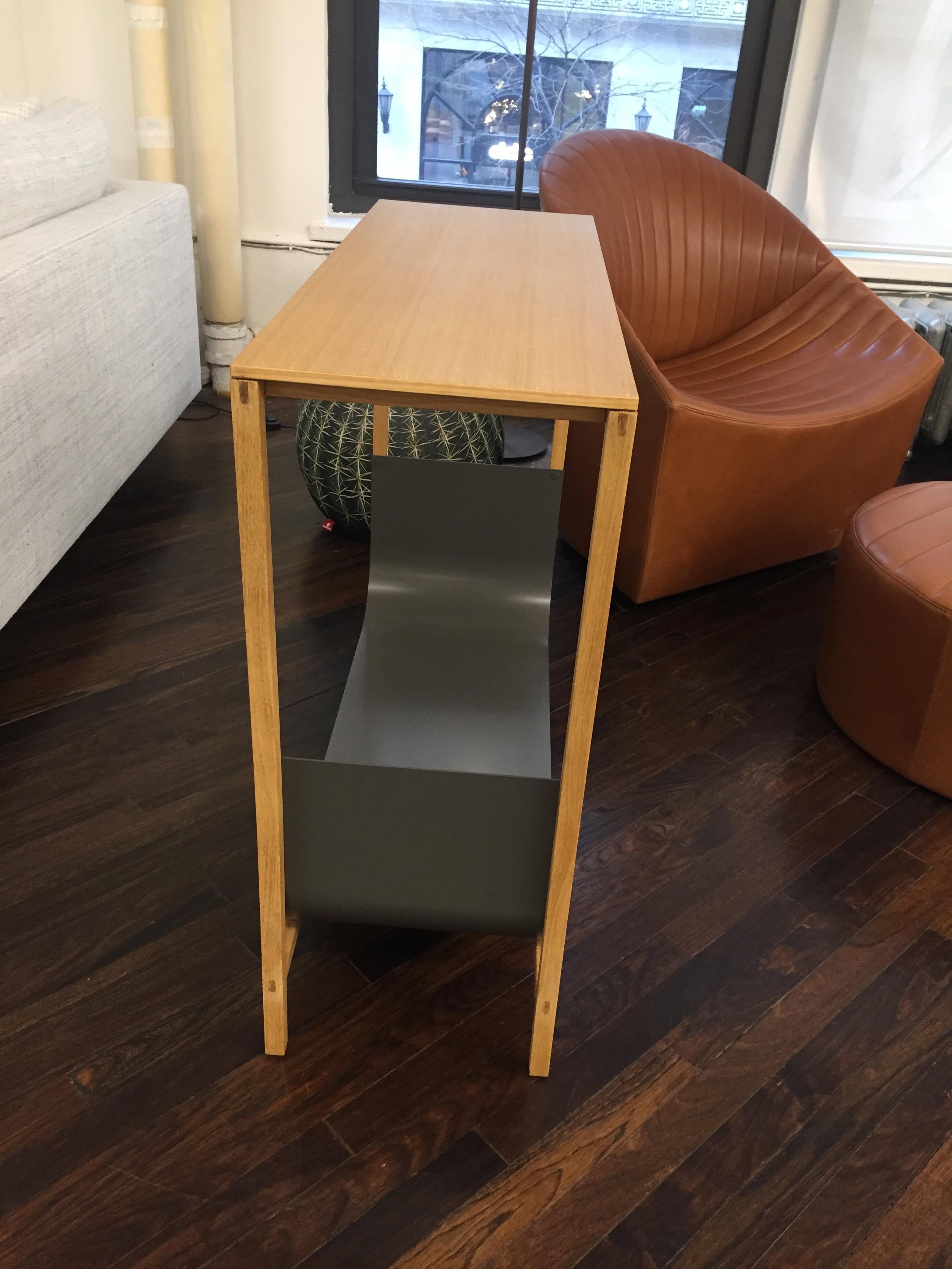 Contemporary Schonbuch Oak Tub Console Table Designed by Sebastian Herkner