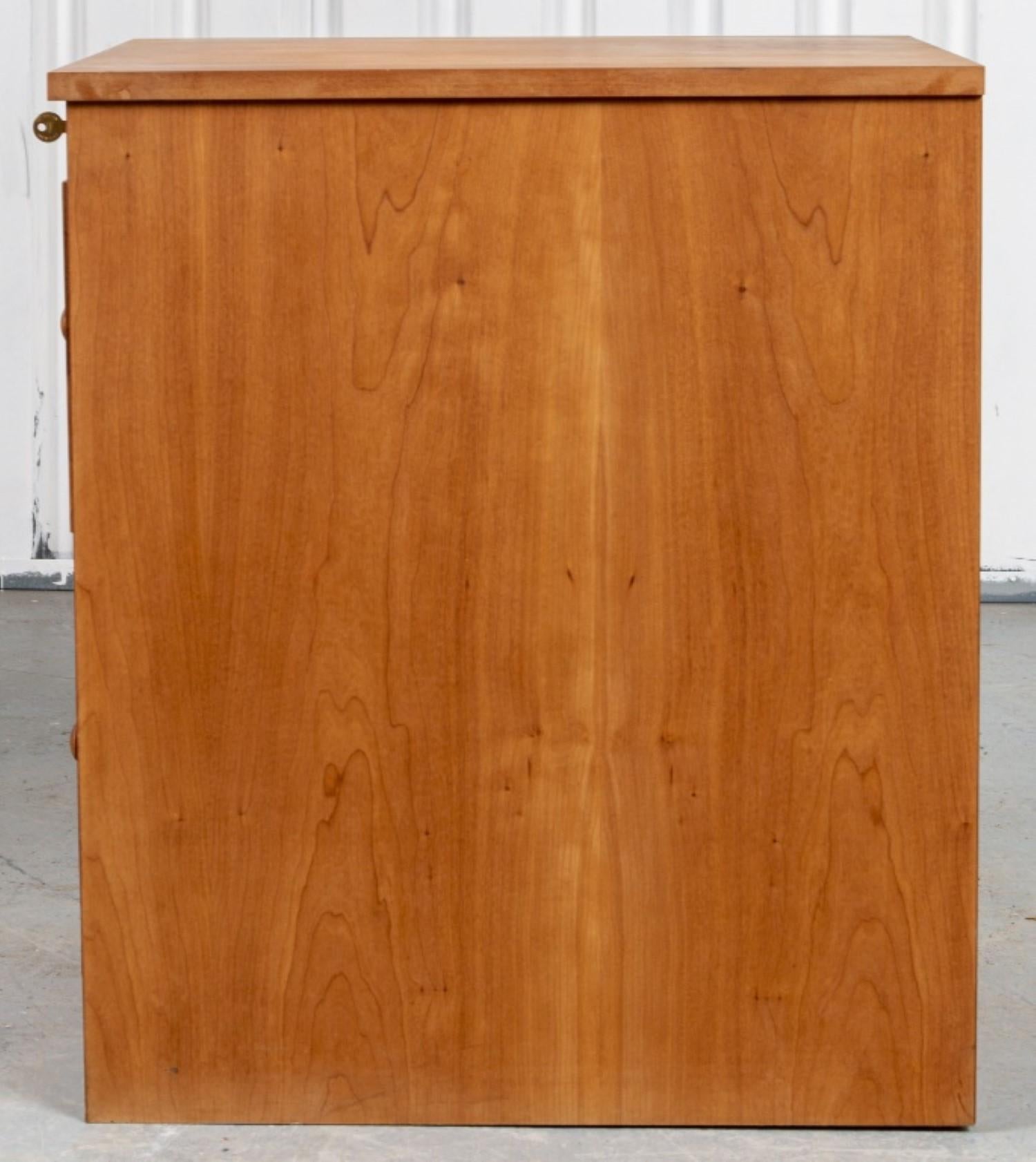 Oak Two Drawer File Cabinet In Good Condition In New York, NY