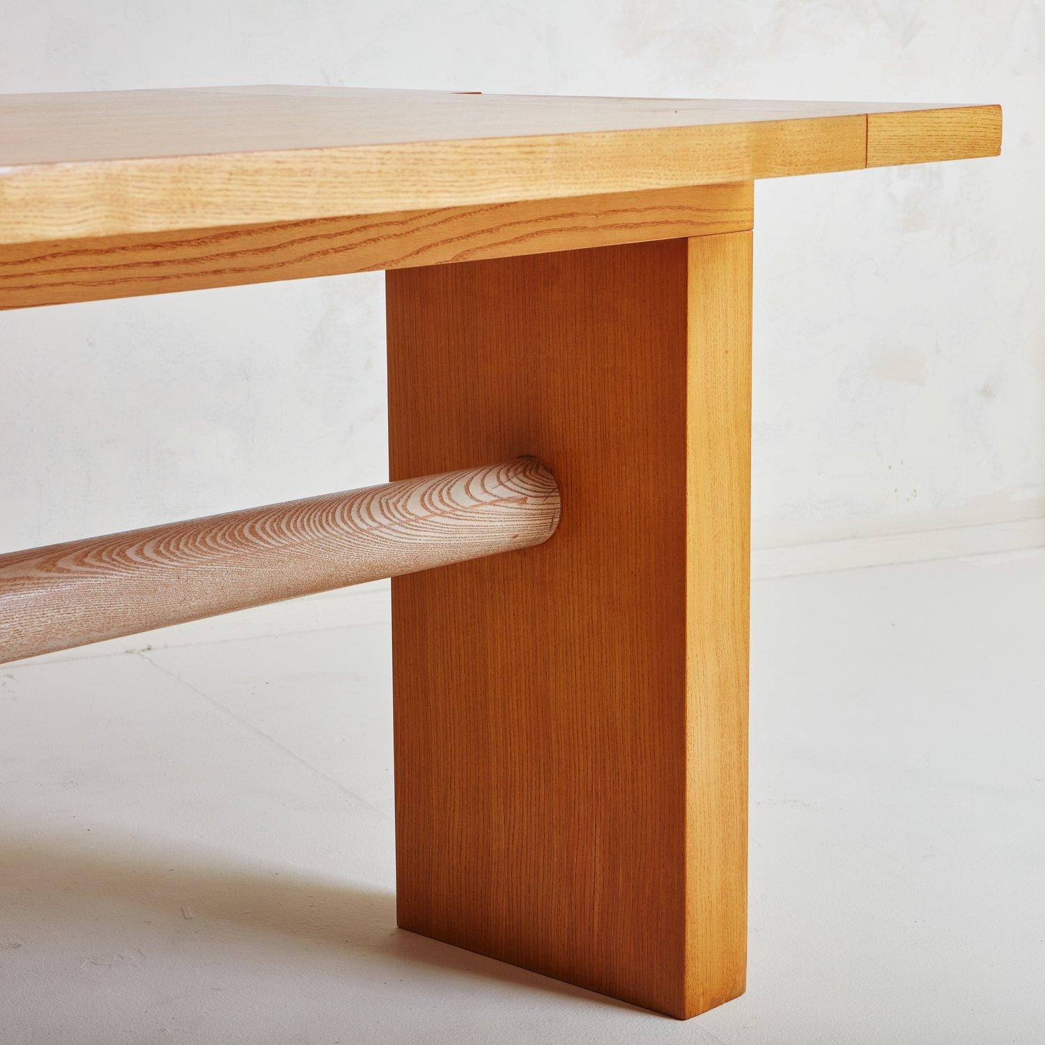 Oak Valmarana Dining Table by Carlo Scarpa for Gavina, Italy, 1970s In Good Condition In Chicago, IL