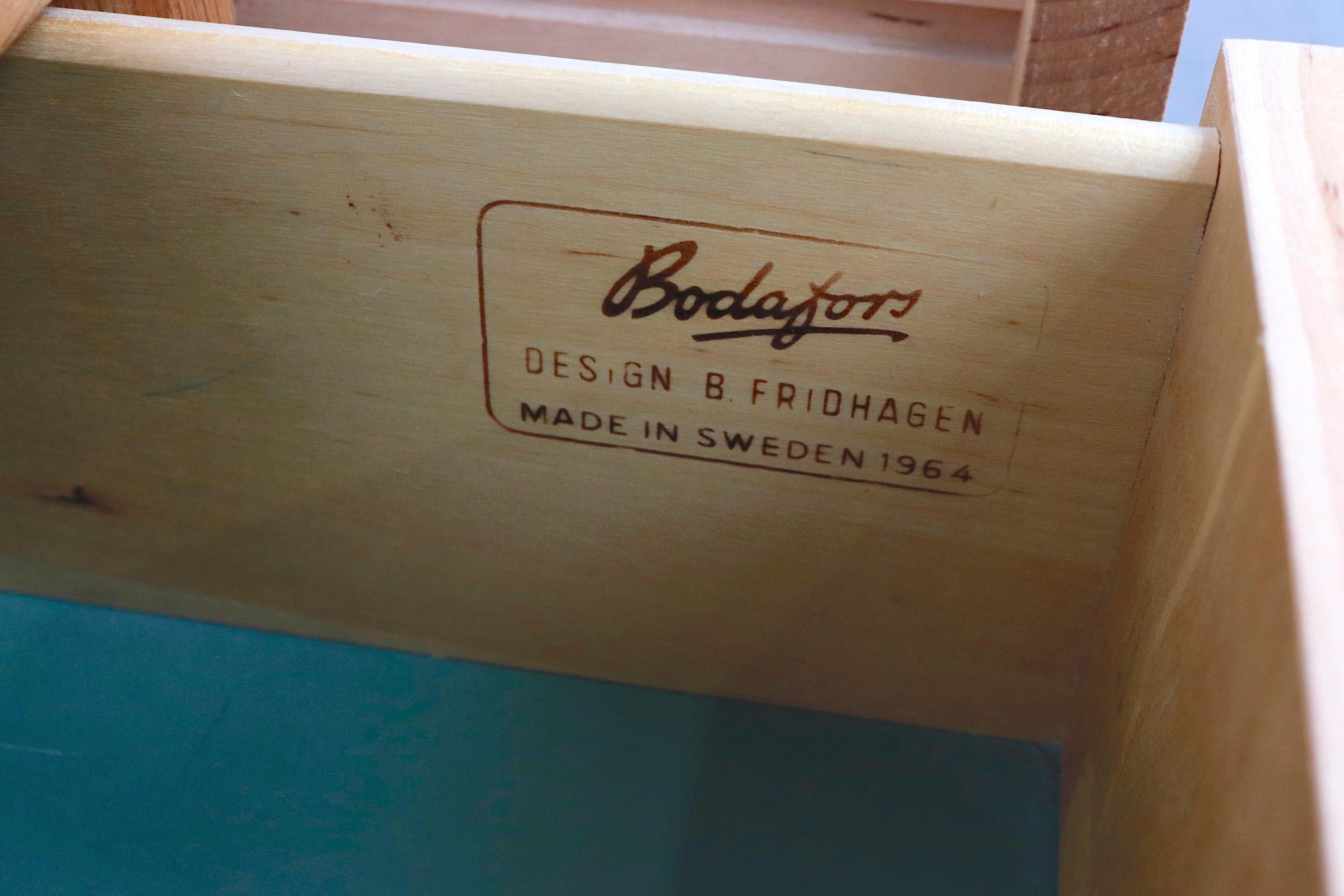 Oak Vanity or Desk by Bertil Fridhagen for Bodafors 5