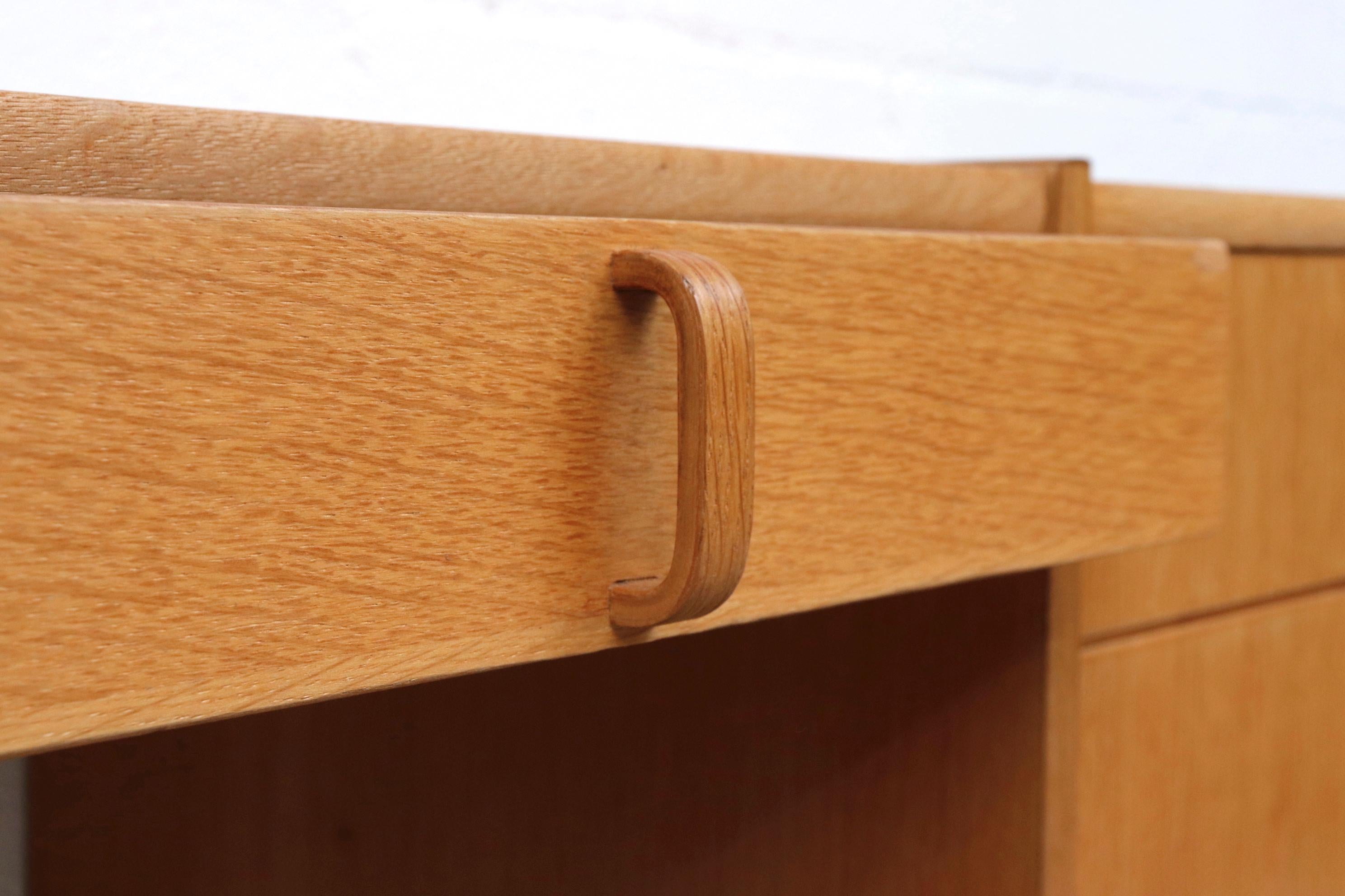 Oak Vanity or Desk by Bertil Fridhagen for Bodafors 6