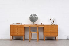 Oak Vanity or Desk by Bertil Fridhagen for Bodafors