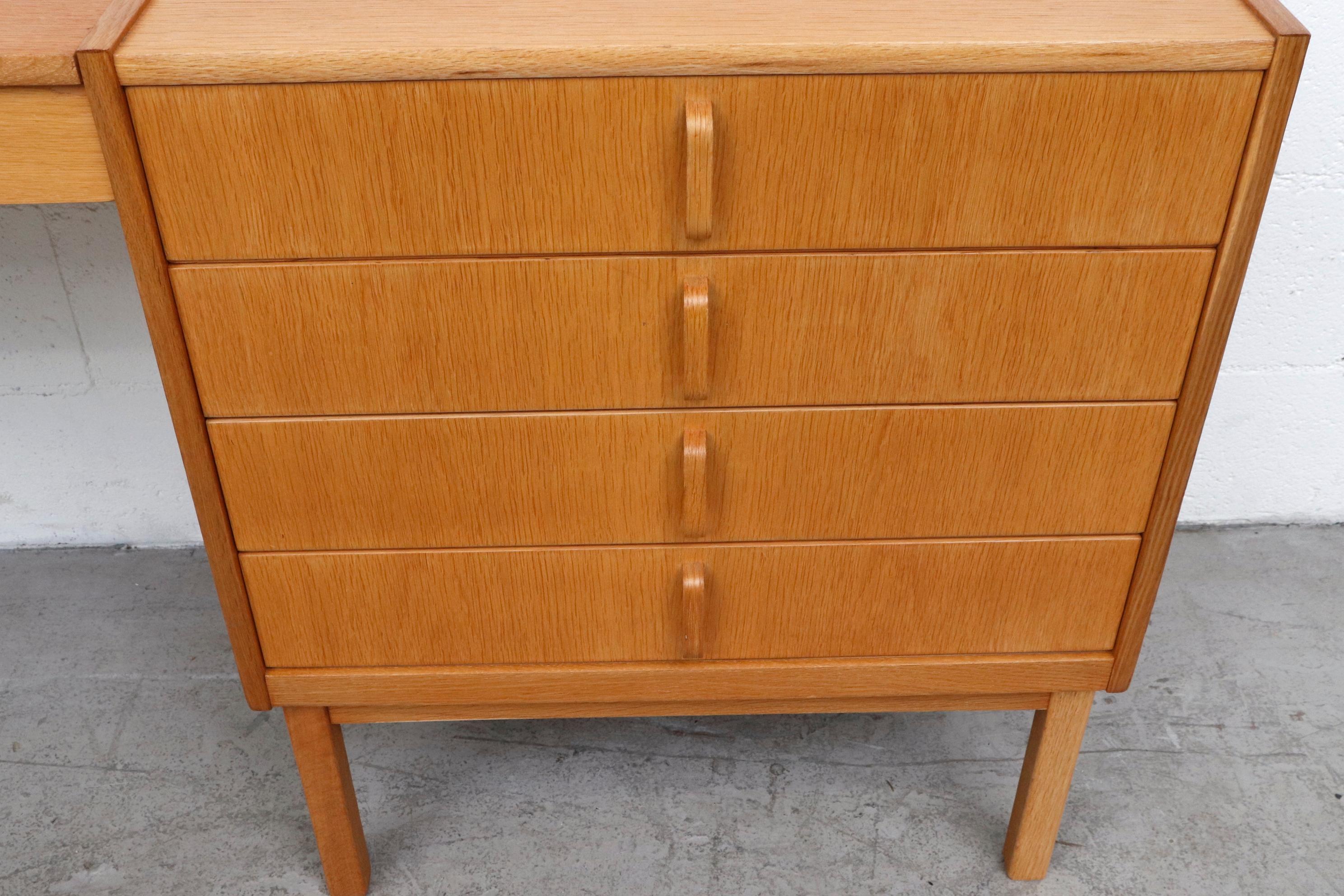 Oak Vanity or Desk by Bertil Fridhagen for Bodafors 3