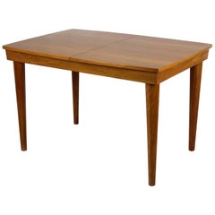 Oak Veneered Folding Dining Table from UP Zavody, 1960s