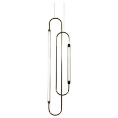 Oak Vertical Link Pendant by Hollis & Morris
